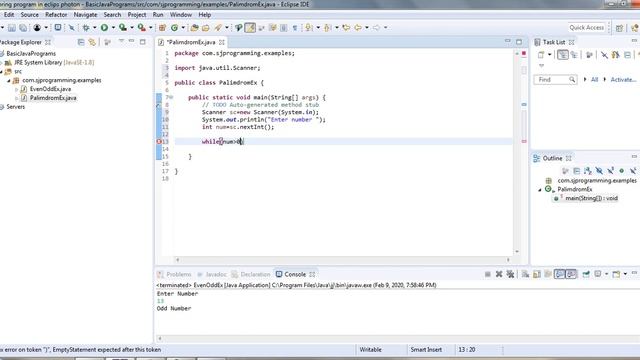 Java Coding Interview Questions | Palindrom Number Program In Java .#sjprogrammingsolutions смотреть онлайн