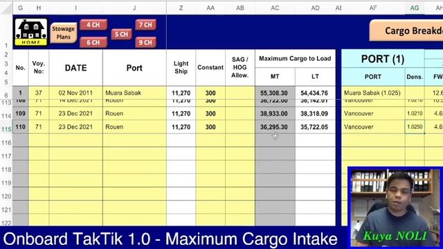 Excel TakTik No. 1.0 - Maximum Cargo To Load смотреть онлайн
