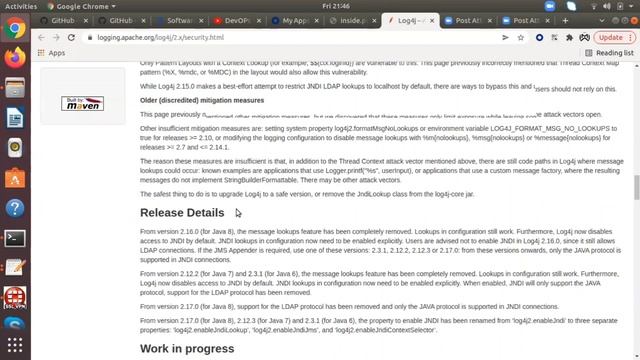 New version of log4j still vulnerable , you need to upgrade on 2.17.0#log4j #devops #devsecops смотреть онлайн