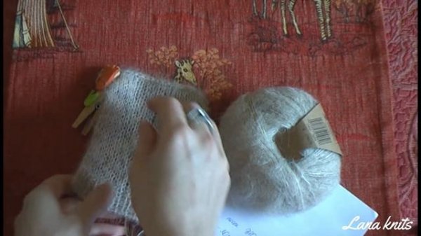 Обзор пряжи Brushed Alpaca Silk Uni Colour от Drops, анонс будущего МК