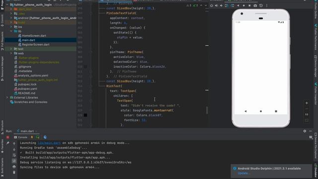 Flutter 3 Flutter - Firebase Mobile Phone Verification | Firebase Auth смотреть онлайн