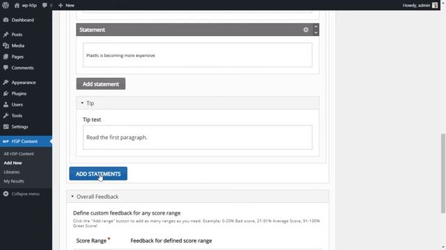 #14 Interactive student activities - H5P Creating a Summary Activity (WP) Tutorial смотреть онлайн