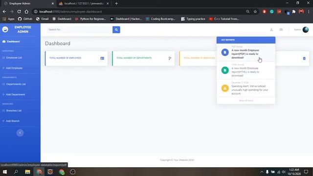 Spring Boot : Employee Management System Free Source Code(Java, Spring Boot, JSTL) смотреть онлайн