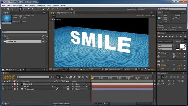 After Effects для начинающих 7 урок СОЗДАНИЕ 3D ТЕКСТА смотреть онлайн