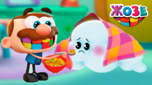 Мультфильмы Серия | Жозе помогает своему другу в облаке | Обучающее видео для детей