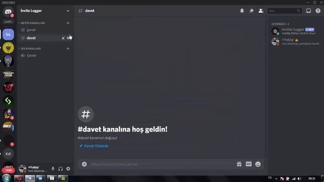 DİSCORD İNVİTE LOGGER KURULUM / TÜRKÇE смотреть онлайн