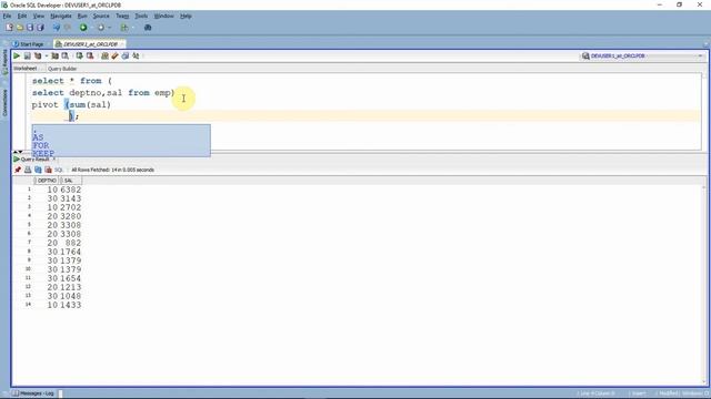 Oracle Pivot clause | How to use PIVOT in SQL смотреть онлайн
