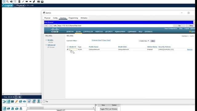 Configuring WLC Step by Step Using Radius Server in Cisco Packet tracer. смотреть онлайн