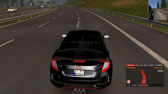 Honda Civic type r 1.37 euro truck simulator 2 | gameplay смотреть онлайн