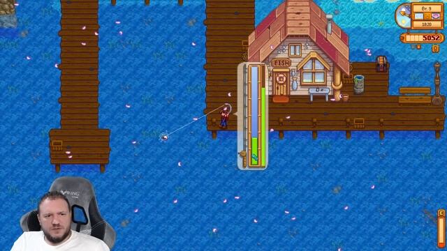Продолжаем битву за бабосики. Stardew Valley challenge 1 million only fishing #2 смотреть онлайн