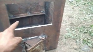 Процесс изготовления буржуйки. Металл 8 мм, размеры 50*40 см. Котел на дровах. Буржуйка