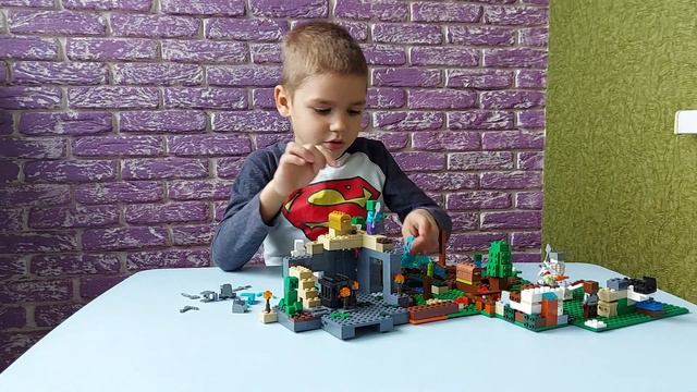 Мой мир LEGO MINECRAFT своими руками #lego #minecraft #стив #лего #майнкрафт смотреть онлайн