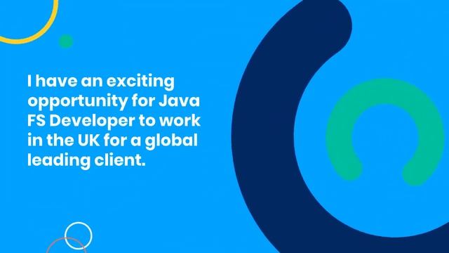 Job opportunity for Java FS developer in UK смотреть онлайн