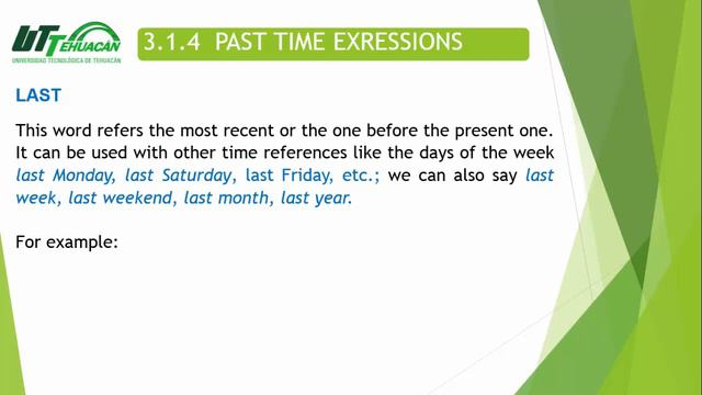 LEVEL 2 PAST TIME EXPRESSIONS смотреть онлайн