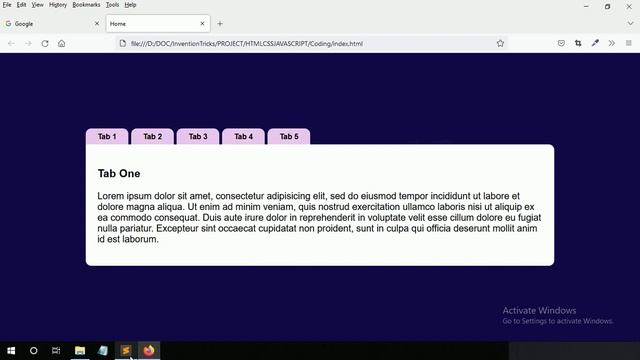 Create Tabs Menu using jQuery | Custom Tab Menu in jQuery смотреть онлайн