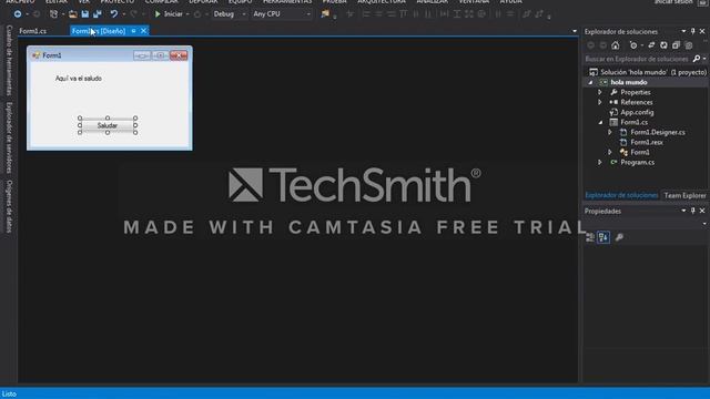 3. Tutorial C# Con Visual Studio .Net: Primer Programa "Hola Mundo" смотреть онлайн