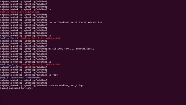 How to Install Sublime Text 2 on Ubuntu using tar file смотреть онлайн