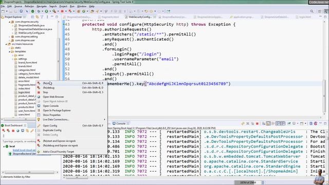 Spring Security Remember Me Examples (Hash-based Token and Persistent Token) смотреть онлайн