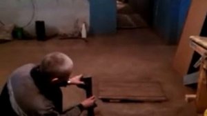 Закачка стойки сжатым воздухом.