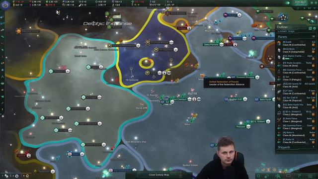 [13] United Federation of Planets - Star Trek New Civilizations - Stellaris 3.1.2 смотреть онлайн