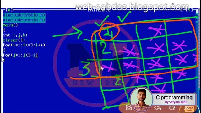 Programme to print DIAMOND ♢ pattern in c programming |Diamond Pattern Program In C Language смотреть онлайн