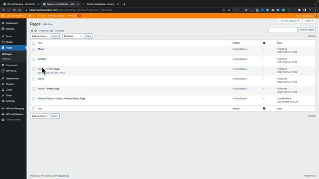 Painless WordPress Updates : WPVivid Database Merging Pro смотреть онлайн
