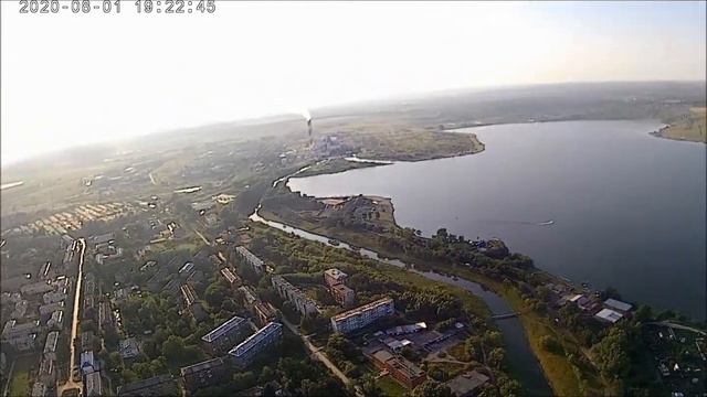 Полет над Беловским водохранилищем смотреть онлайн