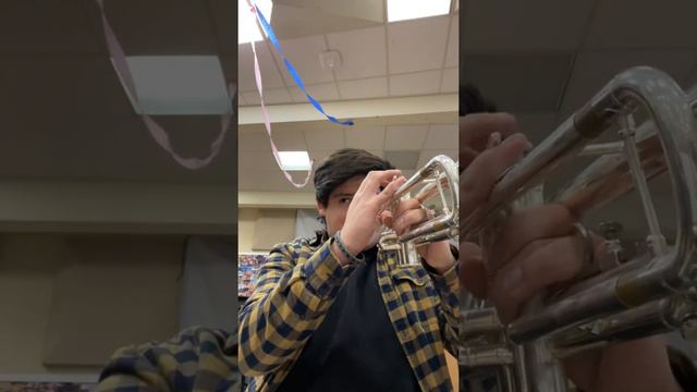 Sleigh ride: 1st cornet pov played on trumpet смотреть онлайн