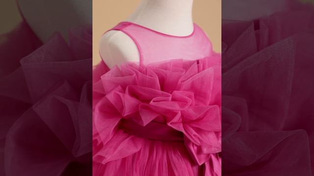 Princess, Flower Girl Dresses & Spring Dresses Knee-length Scoop Neck Bow смотреть онлайн