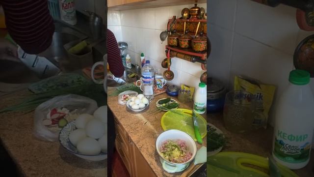 Окрошка без картошки #рецепты смотреть онлайн