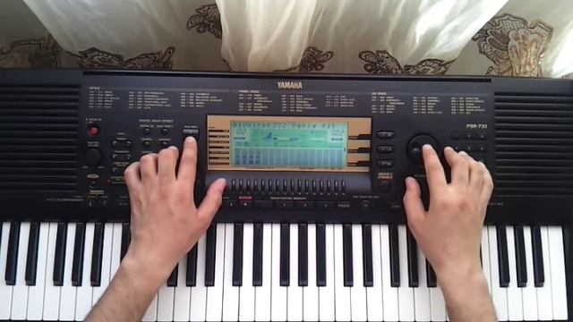 Запись стиля на Yamaha PSR-730 смотреть онлайн