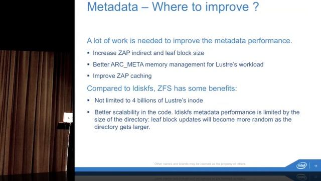 Current Status of the Adoption of ZFS as Backend File System for Lustre смотреть онлайн