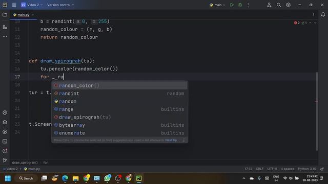 Part 2: Creating Geometric Art with Python Turtle Graphics | Python GUI Tutorial смотреть онлайн