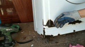 Покраска ржавой стиральной машинки