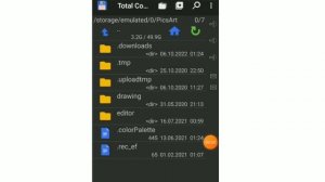 Открываем файлы и чистим телефон в приложении Total Commander.
