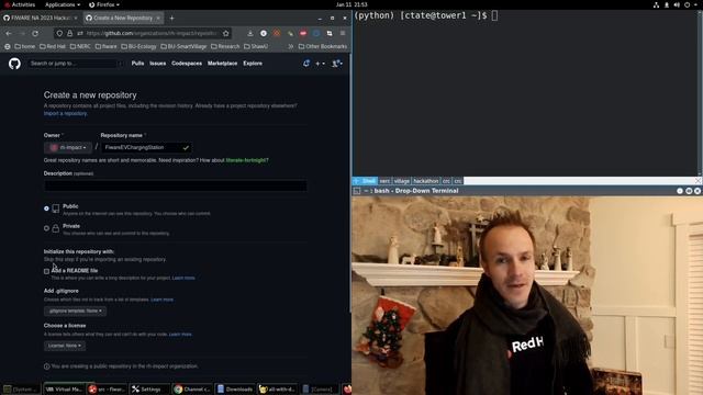 Hackathon non-technical tasks creating GitHub Repos and README documentation смотреть онлайн