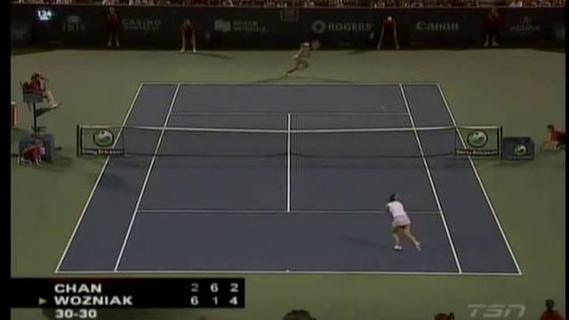 Yung-Jan Chan (TPE) vs. Aleksandra Wozniak (CAN) Highlights 2/2 [MONTREAL 2008 R64] смотреть онлайн