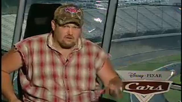 Larry the Cable Guy interview for the movie Cars смотреть онлайн