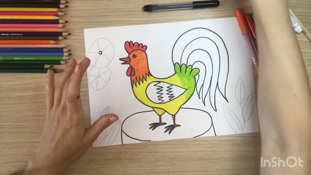 Петух рисунок для детей. Рисунки петухов для детей. Как нарисовать петушка. Золотой петух Куприн. смотреть онлайн