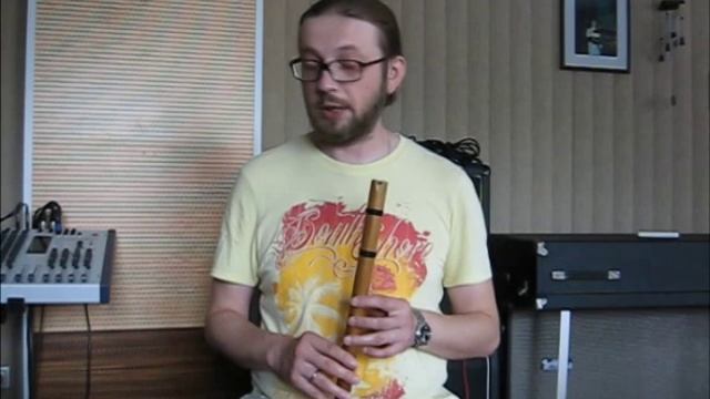 2. Кена (Quena), флейта андских индейцев. Играем гамму. Аппликатура. смотреть онлайн