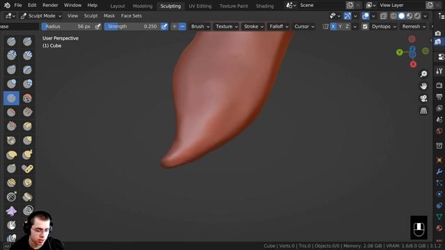 Stylized Cartoon Whale Sculpt ? Part 1 (Blender Tutorial) смотреть онлайн