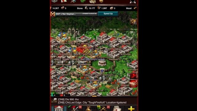 Game Of War: Down Power to Triple 9 KT Waiting for Max hit later if any new release! смотреть онлайн