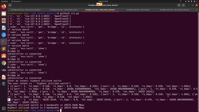 SDN Project - Intent Based Networking with Voice Assisted (Alexa) software defined networking смотреть онлайн