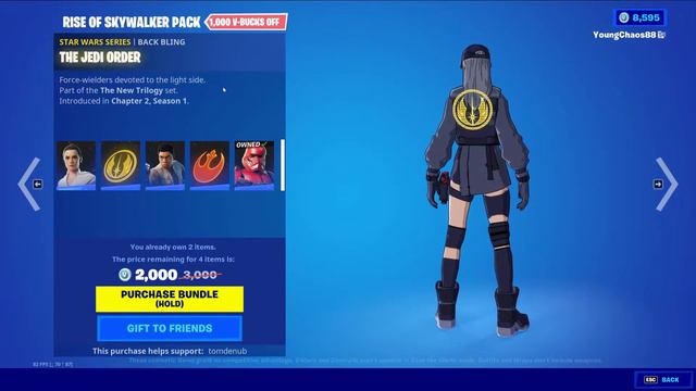 🌟 #Fortnite Item Shop - November 3rd, 2022 | Kenobi, Star Wars, Book of Boba Fett, Rey, Kylo Ren 🌟 смотреть онлайн