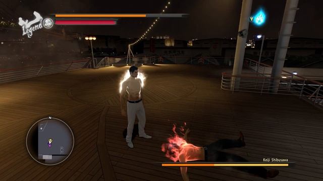 Yakuza 0 - Shibusawa Keiji Boss Fight (Legend style only) смотреть онлайн