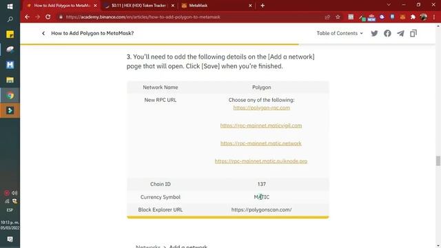 Cómo reparar el error de carga de Metamask con la red de Matic смотреть онлайн