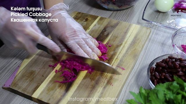 VİNEGRET SALATI - Bayram Süfrəsinin Əvəzolunmazı | Asmr Food