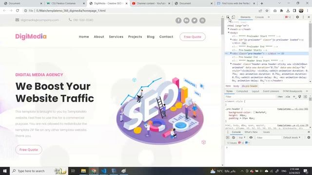 Fundamentals of IT labs - Lab 06 - website template part.1 смотреть онлайн