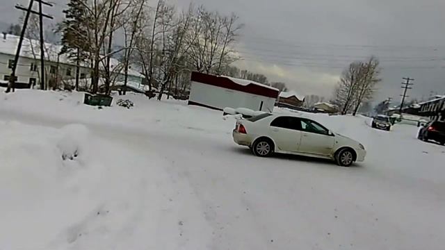 Усть-Кут, зима 2022, улица Толстого смотреть онлайн