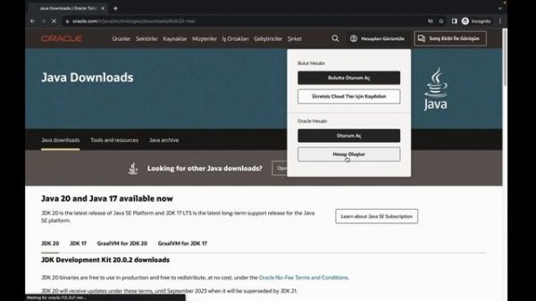 MacOS Sistemlerine Java Development Kit (JDK) kurulumu